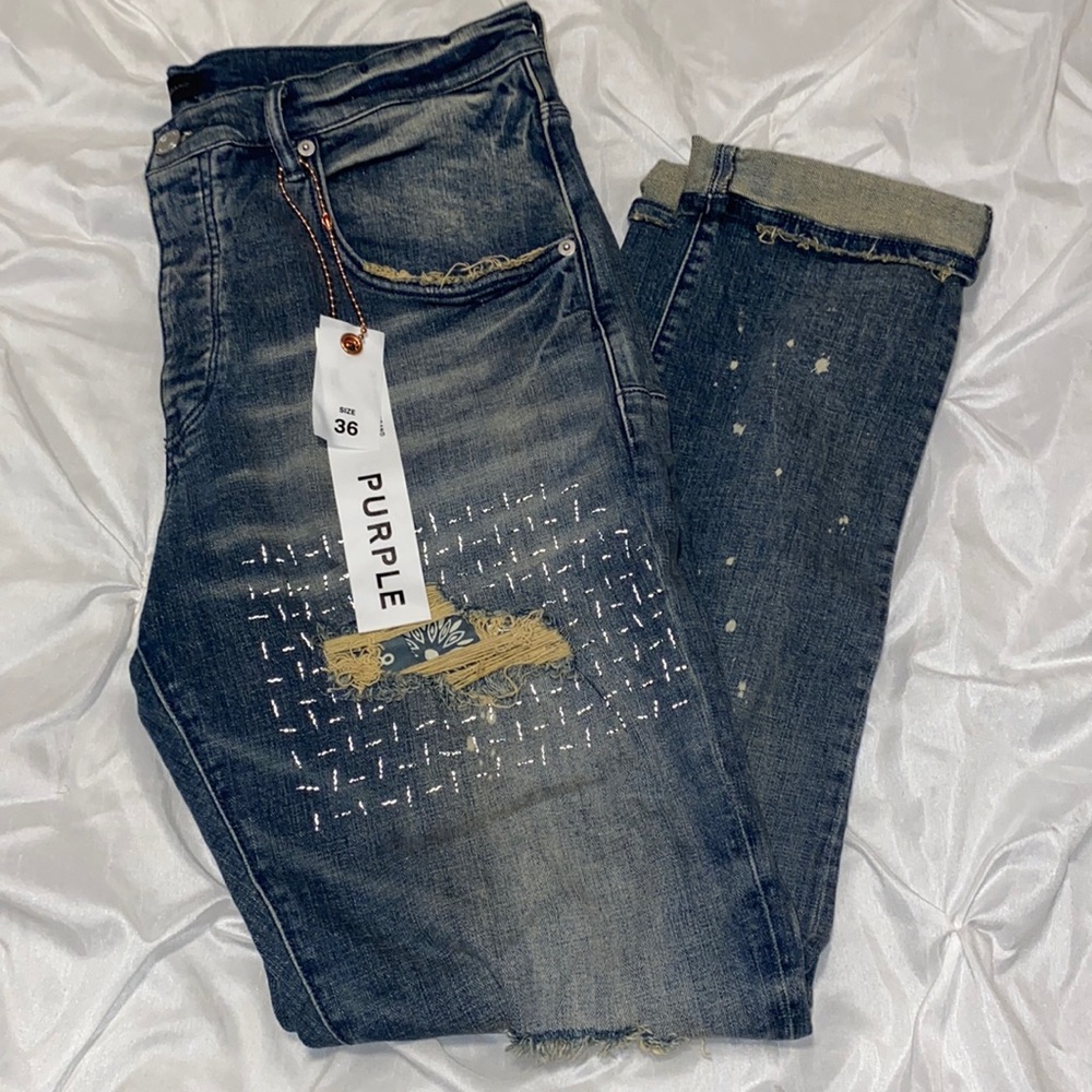 Men’s purple denim| size: 36